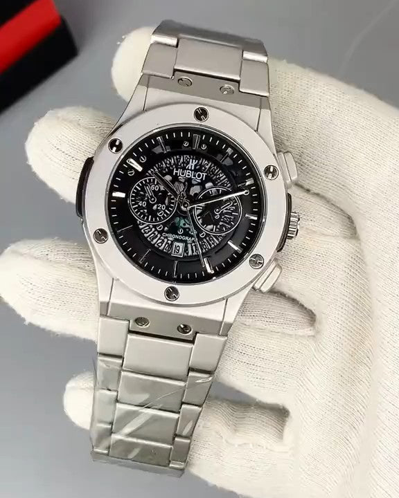 Hubl*t Spider Edition – Stainless Steel, Black Dial, Blue Dial, Green Dail, White Dial & Date HB-004