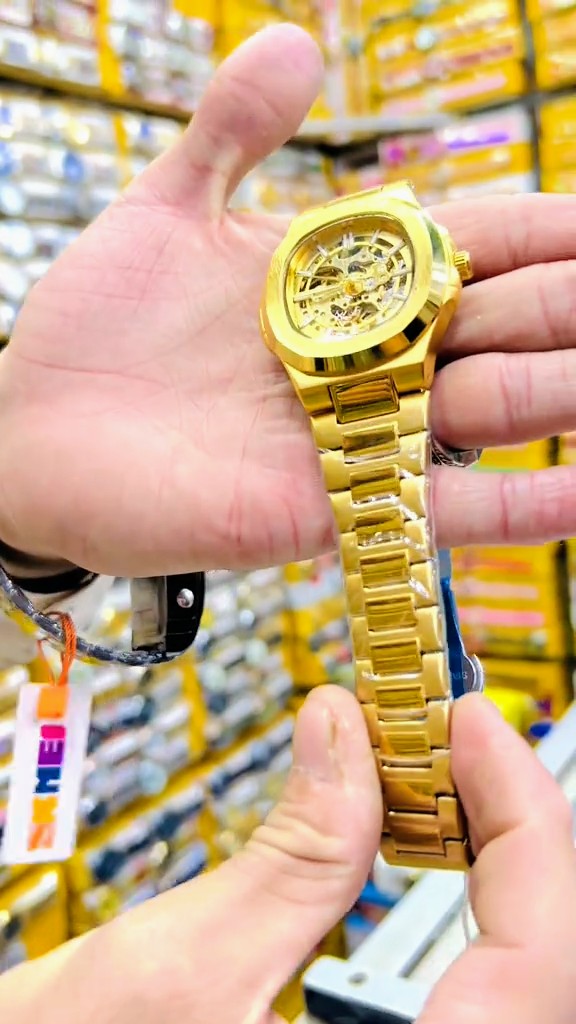 New Luxury Automatic Butterfly Lock transmit Watch