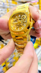 New Luxury Automatic Butterfly Lock transmit Watch